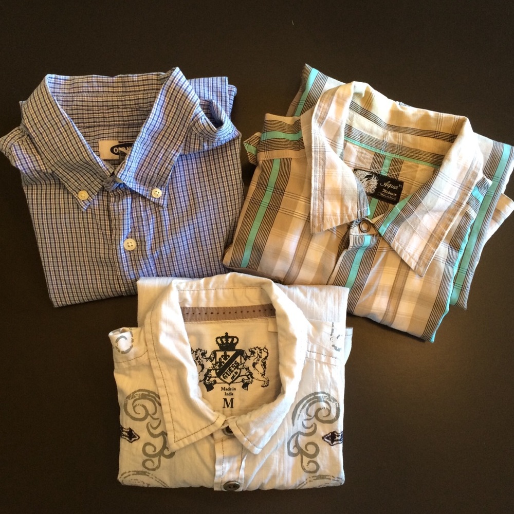 Bundle of 3 Medium long sleeve shirts